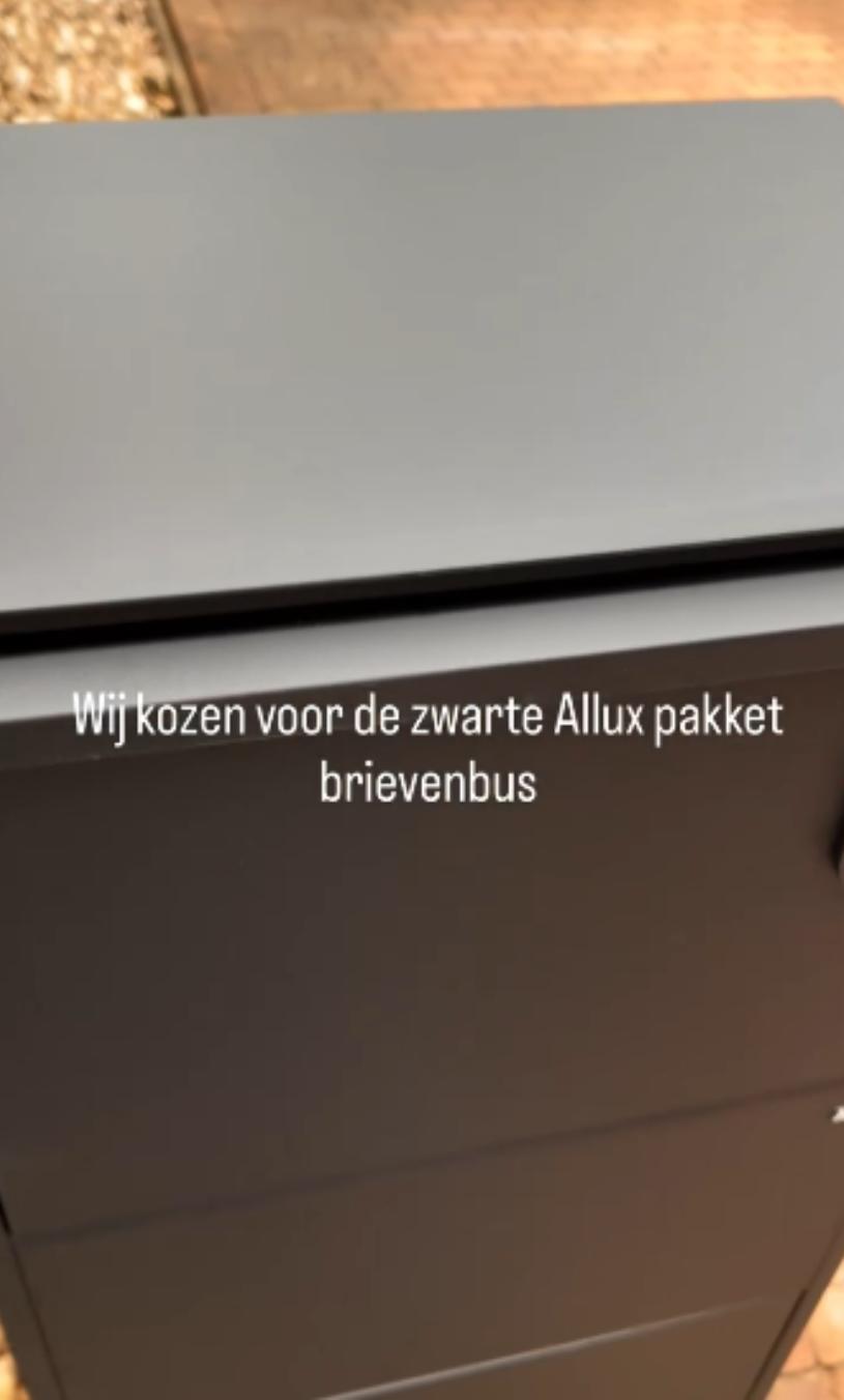 Jirne Lekens Kiest voor een Allux pakjesbrievenbus